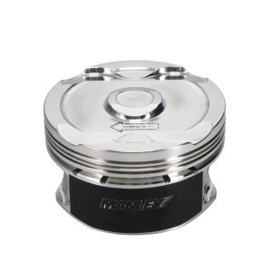 Ford Coyote Piston Set - Manley Performance - 2618 Alloy Forgings + -6cc Dish 3.667in Bore 10:1 CR Platinum - `18-`27